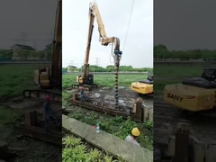 V+オーガー油圧オーガー掘削機