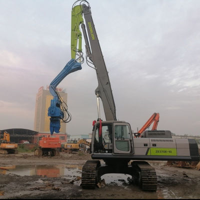 Heavy-Duty Pile Driver for Hard Soil | 12M Depth | 372KN Force | High-Performance Vibration
