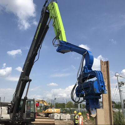 Hydraulic Piling Vibro Hammer - 385KN Impact Force, 12m Depth Capacity