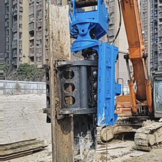 Restricted Authorization Side Mounted Pile Driver Piling Machine Designed for Tough Construction Projects and Long Lasting