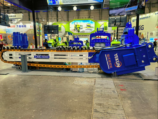 ダムと堤防の建設における高効率の土壌安定化のためのCMDチェーンカッター