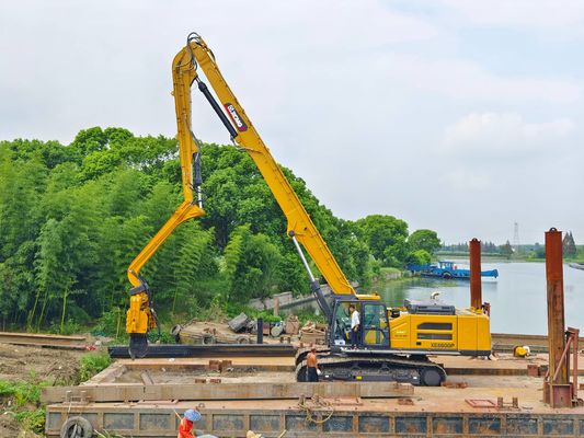 50-65Tのパイルドライバ 500kWの電力 高い安定性と簡単に統合できる 困難な場所