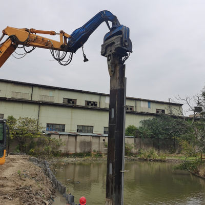 Hydraulic Press Sheet Pile Driver | 12M Depth | Efficient Installation | Versatile Application