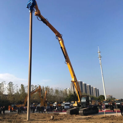 32Mpa Pressure Pile Driver | 15m Boat Type Water Driven Piling Machine