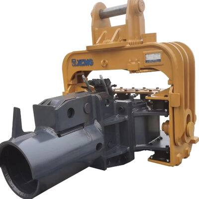 Solar Panel Project PV Sheet Pile Driver - High-Efficiency Vibro Hammer & Excavator-Mounted Design