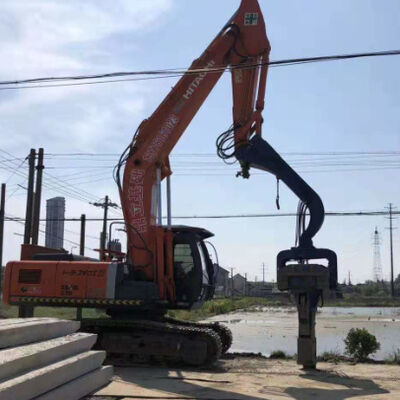 Boost Productivity: A High-Speed Pile Driver with Powerful Vibration for 6-8m Sheet Piles