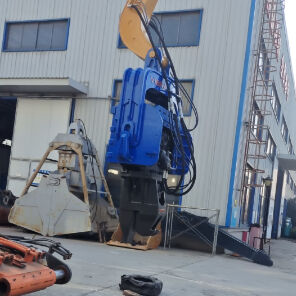 High-Force 435 kN Hydraulic Pile Driver for Wide-Diameter (2500mm) Drilling in a Compact Frame