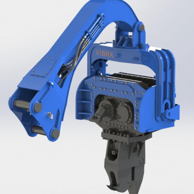 PCF 350 シリーズ油圧式パイルドライバー |高効率と複数の掘削機の互換性