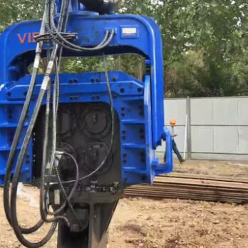 多用途の掘削機搭載型パイルドライバー: 最大深度 24m & ユニバーサル互換性