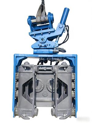 サイドグリップパイルドライバー SV-400 656kN 油圧ショベル用振動ハンマー