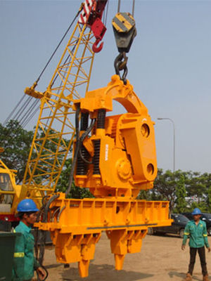 50t Crane/Excavator Pile Driver - Electric-Powered & Steel Sheet Pile Specialized Design